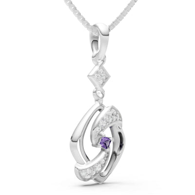Amethyst Princess Gemstone Pendant