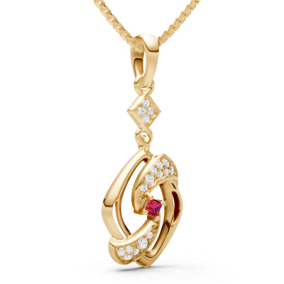 Ruby Princess Gemstone Pendant