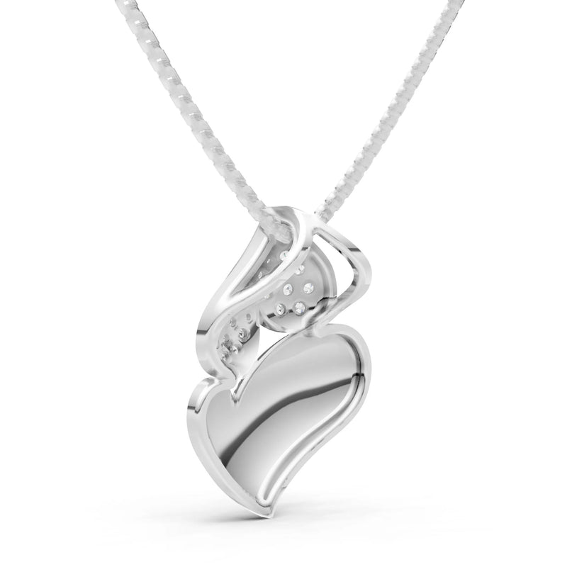 Heart Diamond Pendant