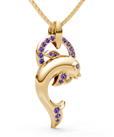 Dolphin Hoop Pendant