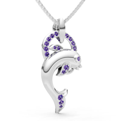 Dolphin Hoop Pendant