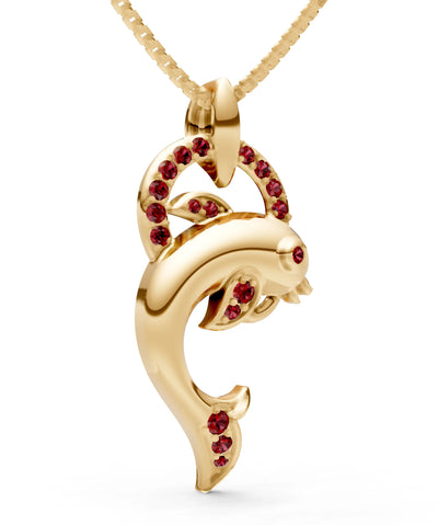 Dolphin Hoop Pendant