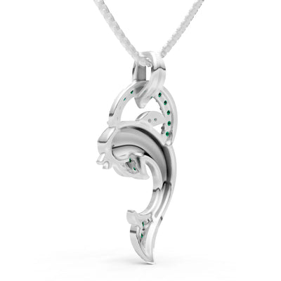 Dolphin Hoop Pendant