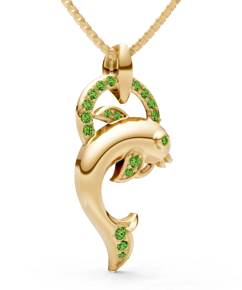 Dolphin Hoop Pendant