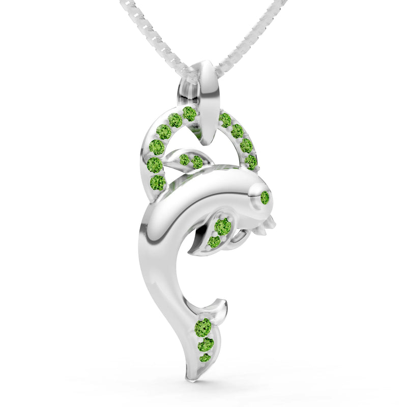 Dolphin Hoop Pendant