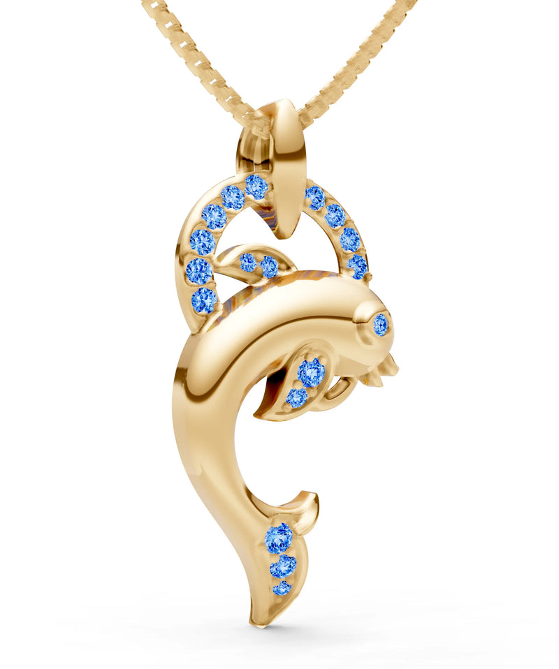 Dolphin Hoop Pendant