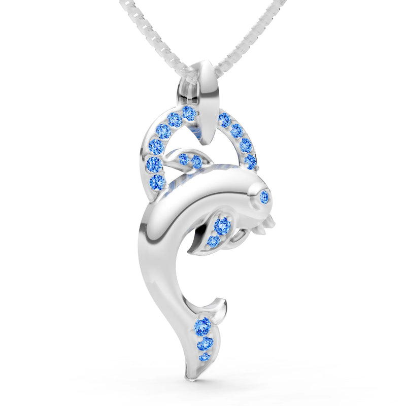 Dolphin Hoop Pendant