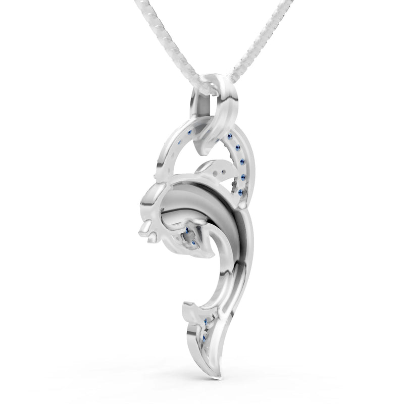 Dolphin Hoop Pendant
