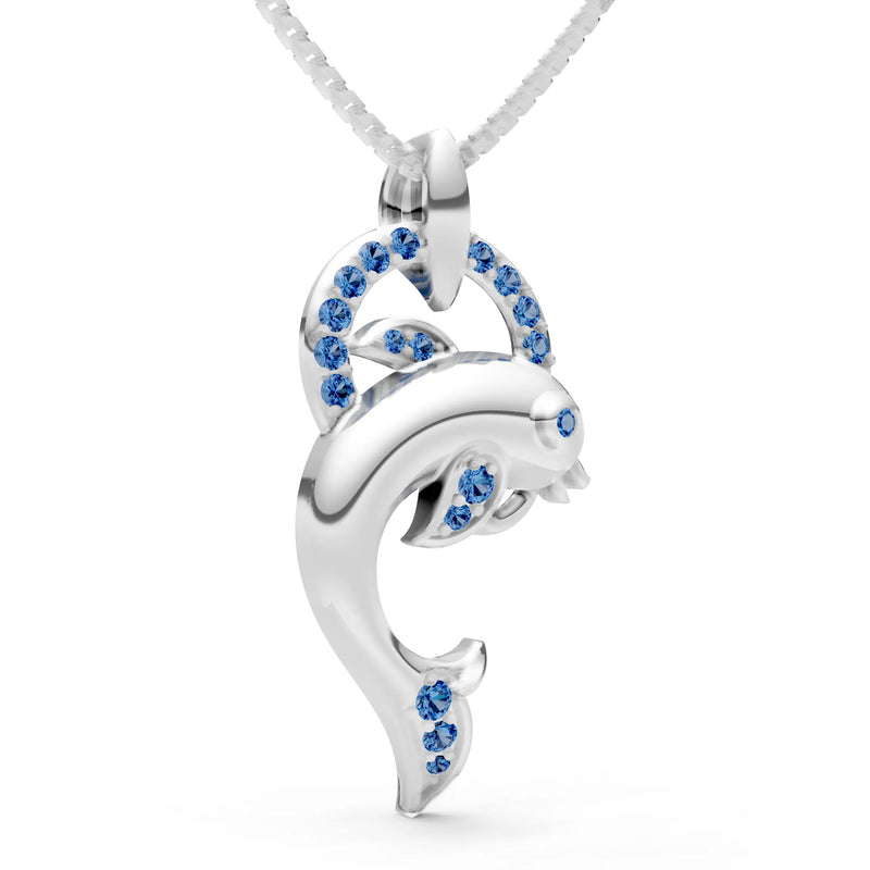 Dolphin Hoop Pendant