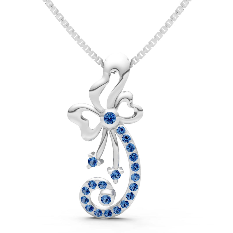 Gemstones Ribbon Pendant