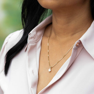 Opal and Diamond Pendant Necklace 14K Yellow Gold 0.50 Carat Heart Shape