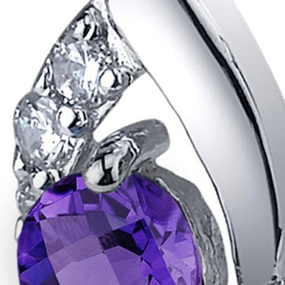 Princess cut gemstone solitaire stud 925 sterling silver earnings - created blue sapphire - sterling silver