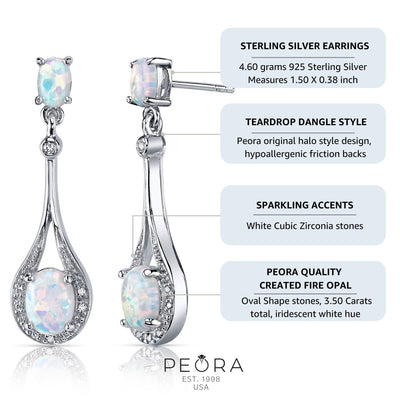 Princess cut gemstone solitaire stud sterling silver earnings - created blue sapphire - sterling silver