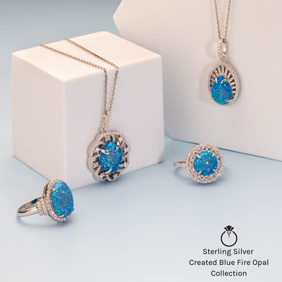 Princess cut gemstone solitaire stud 925 sterling silver earnings - created blue sapphire - sterling silver