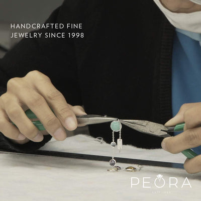 Princess cut gemstone solitaire stud sterling silver earnings - created blue sapphire - sterling silver