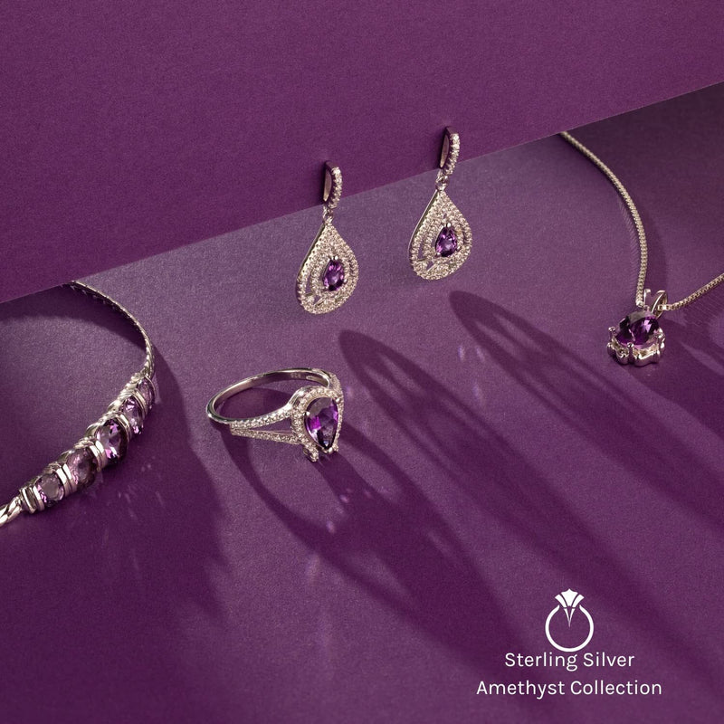 Princess cut gemstone solitaire stud 925 sterling silver earnings - created blue sapphire - sterling silver