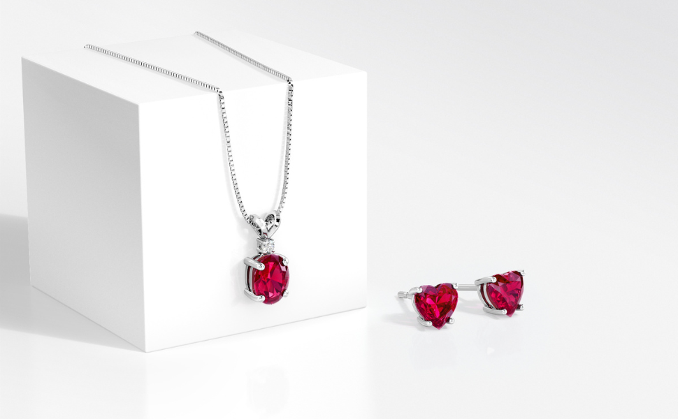 Ruby Pendant Charm | Buy Birthstone Charms | STAC Fine Jewellery