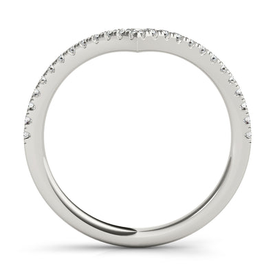 Classic Chevron Lab Grown Diamond Wedding Ring