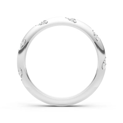 Diamond Wrap Stacking Ring