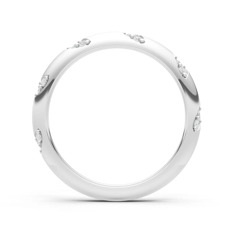 Diamond Wrap Stacking Ring