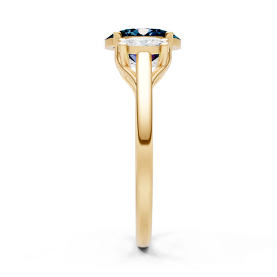 Oval Three Stone Ring