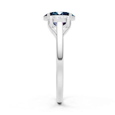 Oval Three Stone Ring