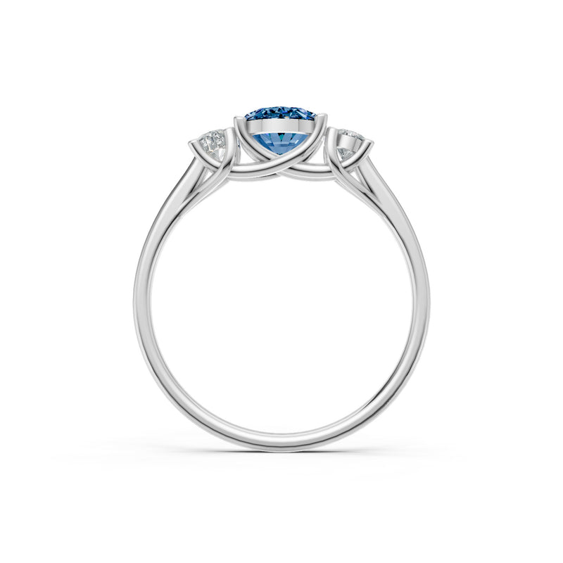 Oval Three Stone Ring
