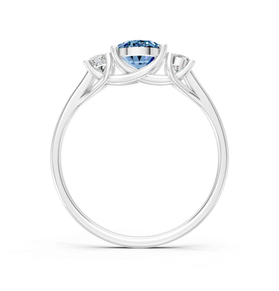 Oval Three Stone Ring