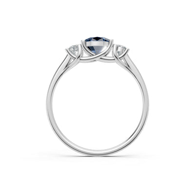 Oval Three Stone Ring