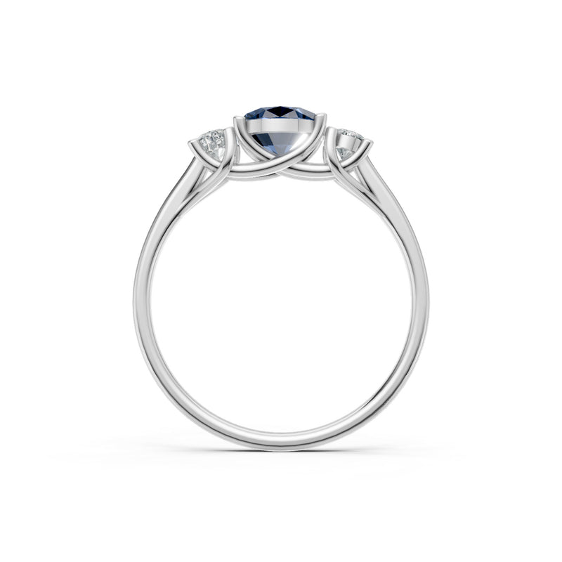 Oval Three Stone Ring