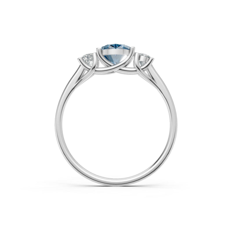 Oval Three Stone Ring