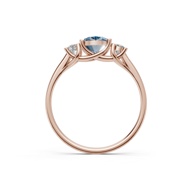Oval Three Stone Ring