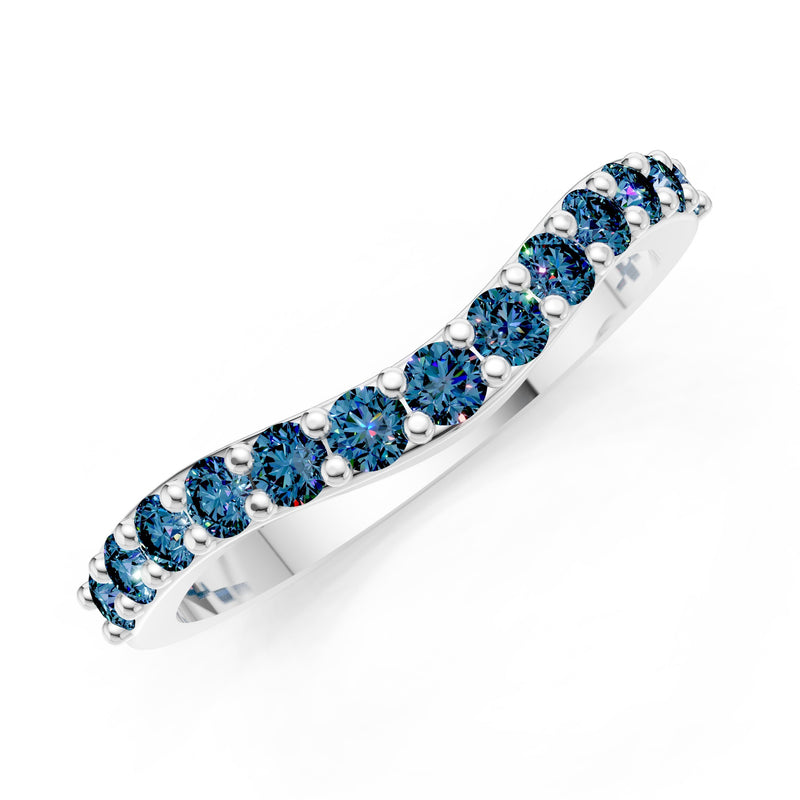 Curved Stacking Gold Band
