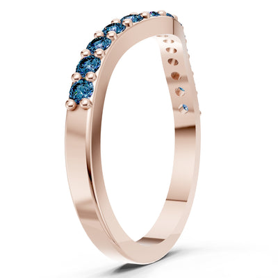 Curved Stacking Gold Band