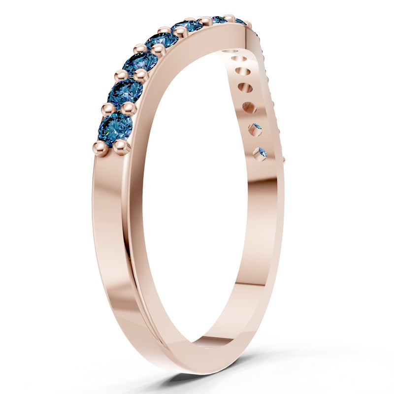Curved Stacking Gold Band