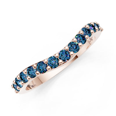 Curved Stacking Gold Band