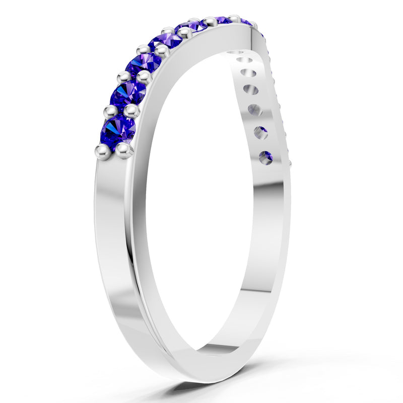 Curved Stacking Gold Band