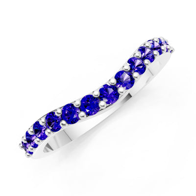 Curved Stacking Gold Band