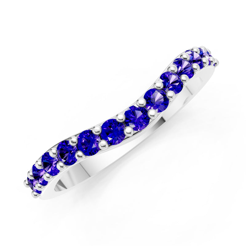 Curved Stacking Gold Band