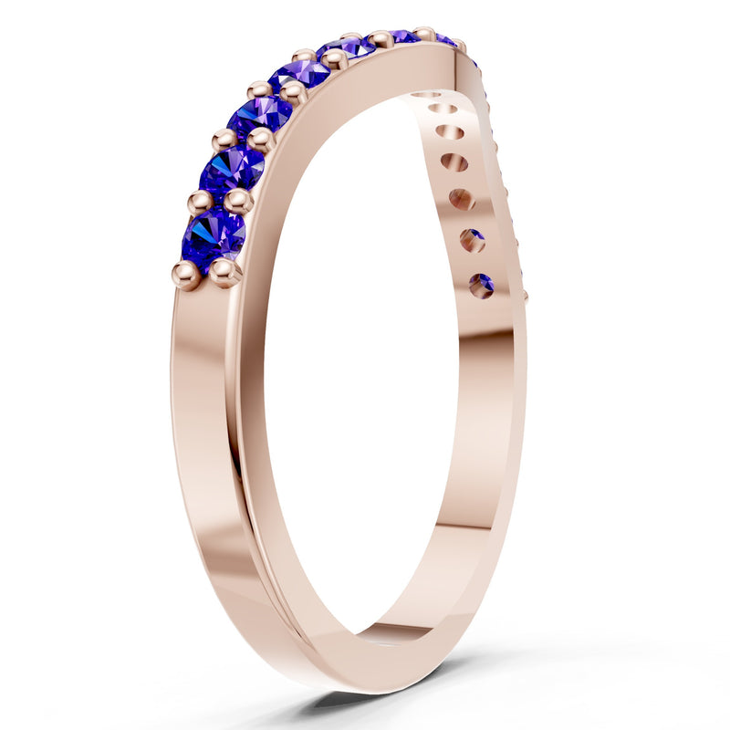 Curved Stacking Gold Band