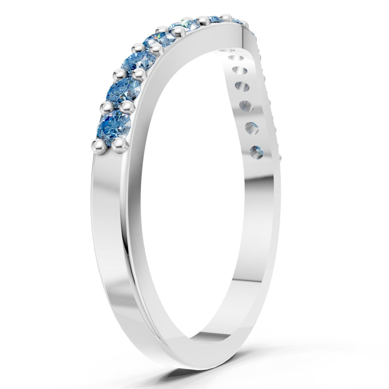 Curved Stacking Gold Band