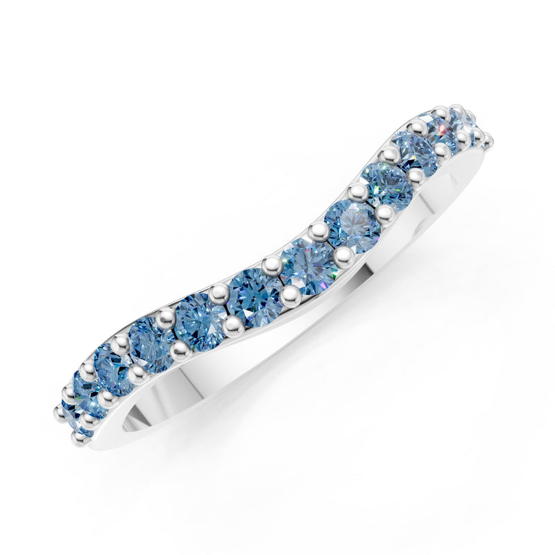 Curved Stacking Gold Band