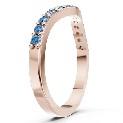Curved Stacking Gold Band