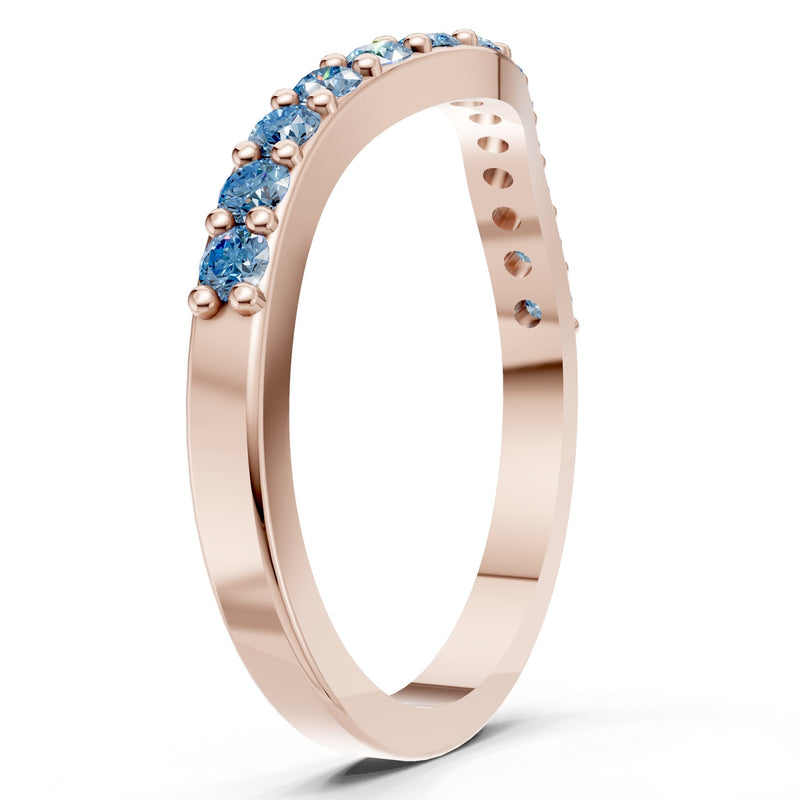 Curved Stacking Gold Band