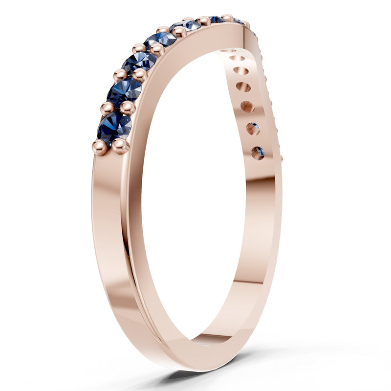Curved Stacking Gold Band