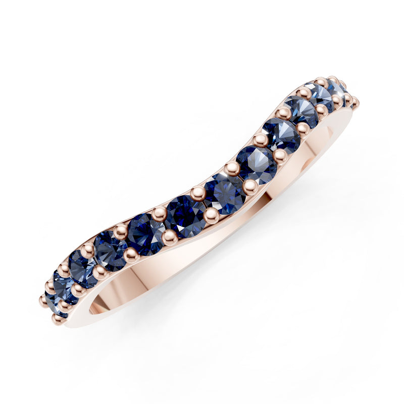 Curved Stacking Gold Band