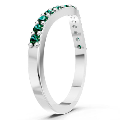 Curved Stacking Gold Band
