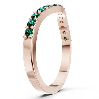 Curved Stacking Gold Band