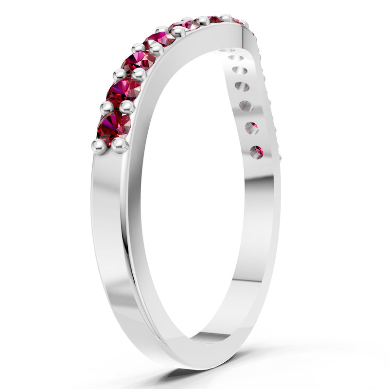 Curved Stacking Gold Band