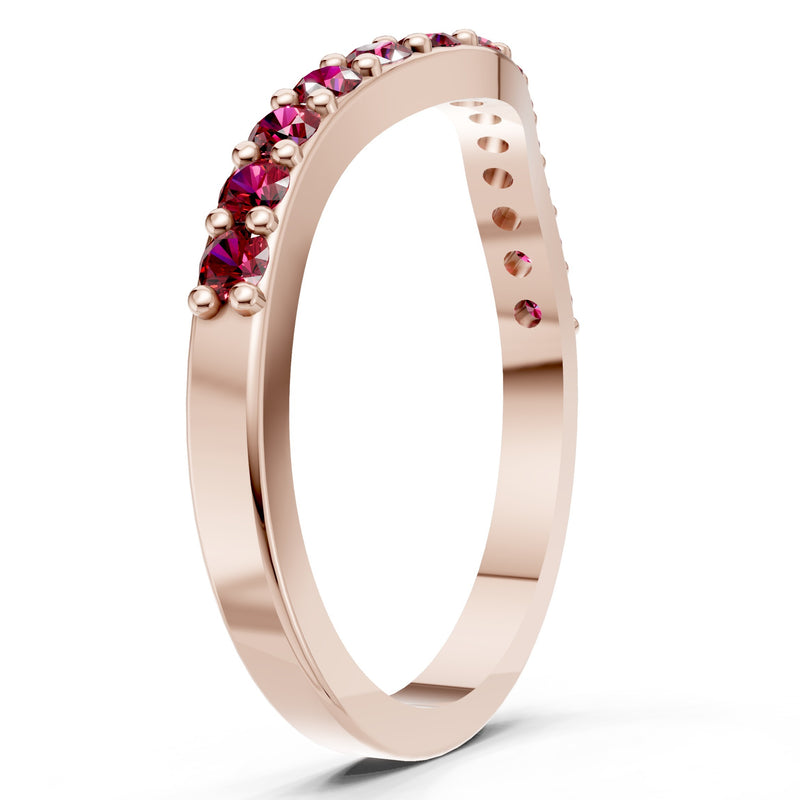 Curved Stacking Gold Band